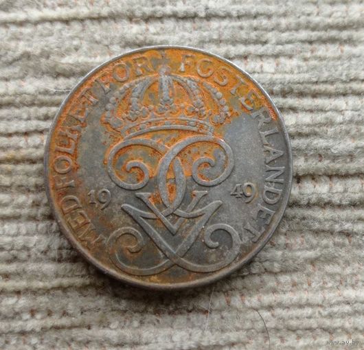 Werty71 Швеция 5 эре 1949