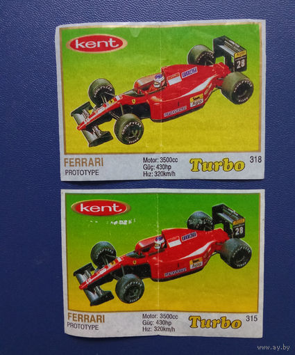 Жёлтый Turbo ( Турбо ) редкость ошибка нумерации 315 / 318