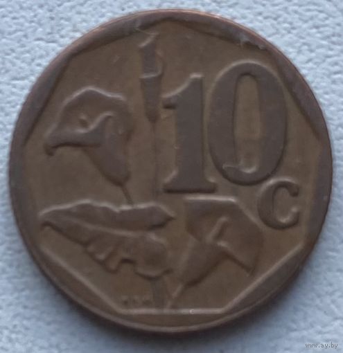 ЮАР 10 центов 2012 г.