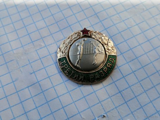 3 разряд волейбол  (скол эмали)