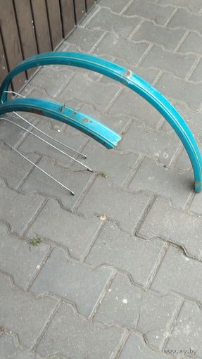 Вело щитки (болотники , блотник ) АИСТ 28 колёса СССР .