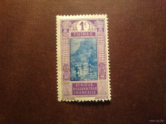 Французская Гвинея 1913 г.Брод, Китим./33а/