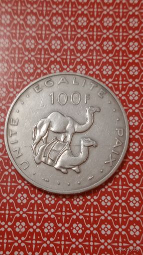 Джибути 100 франков 1977