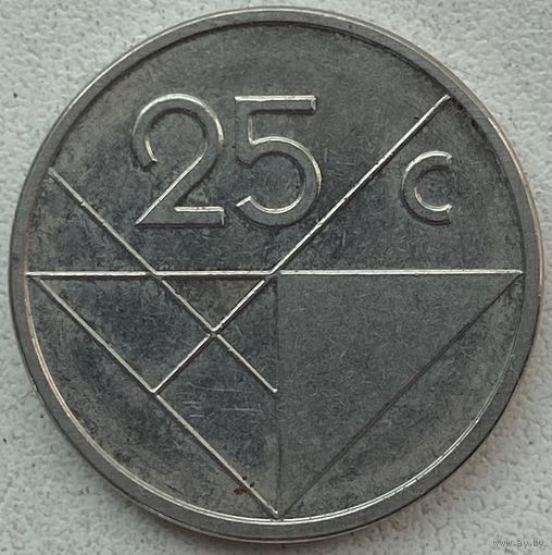 Аруба 25 центов 2008 г.