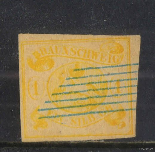 Брауншвейг герцогство 1864 Вырезка