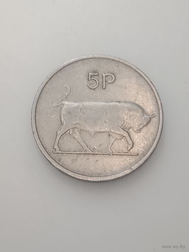 Ирландия 5 пенсов 1974 года .