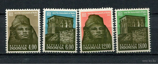 Индонезия - 1964 - ЮНЕСКО. Архитектура - [Mi. 439-442] - полная серия - 4 марки. MNH.