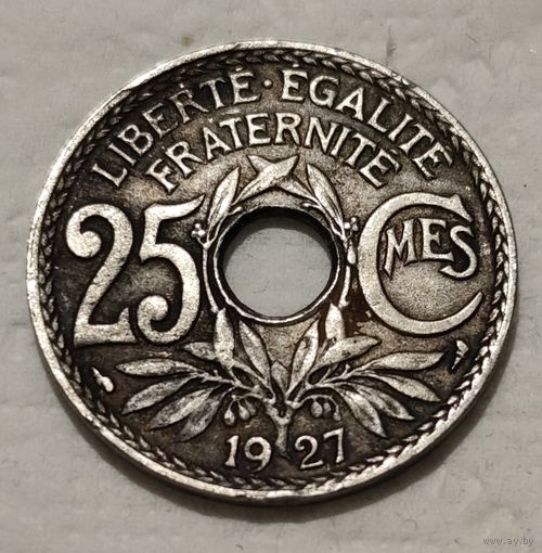 Франция 25 сантимов, 1927 (2-9-126)