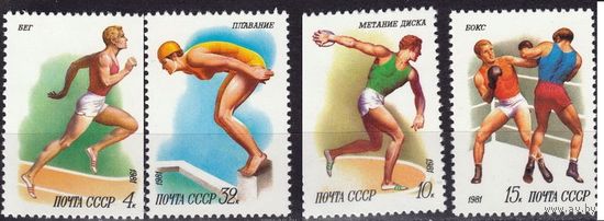 СССР 1981 Спорт в СССР *КР