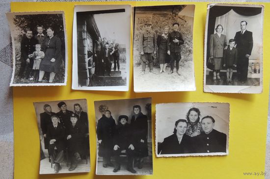 Фото "Сельская жизнь", Поставы, 1950-1970-е гг., 7 шт.