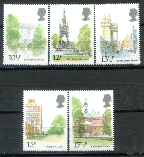 Великобритания - 1980г. - виды Лондона - 5 марок - полная серия, MNH [Mi 836-840]. #3-GB-Z-1-10