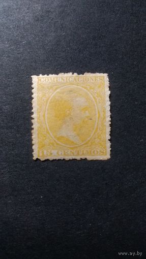 Испания\125с\ИСПАНИЯ 1895 Служебная. Альфонсо ХIII  кц10евр