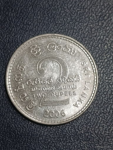 Шри-Ланка 2 рупии2006г.
