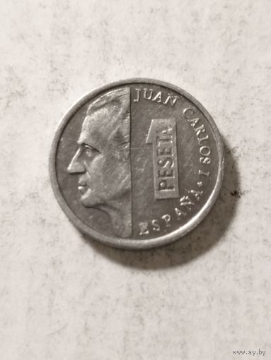 Испания 1 песета 2001