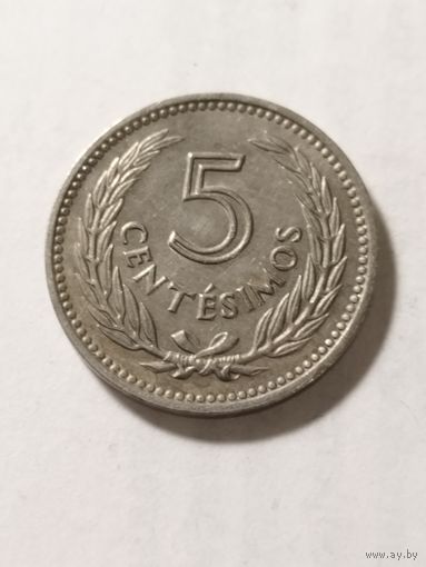 Уругвай 5 сентизим 1953