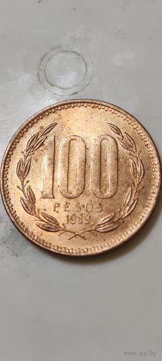 Чили 100 песос 1989