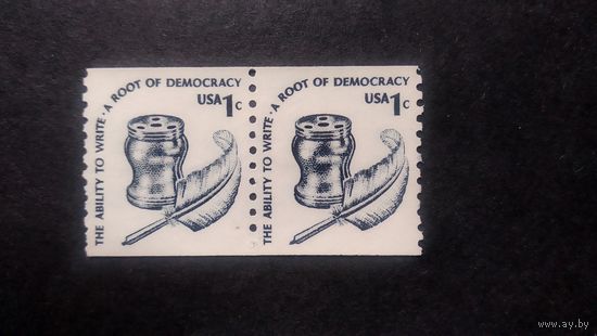 США\а64\1977 Стандарт Чернильница и перо MNH