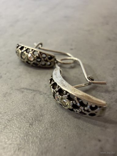 Серьги СЕРЕБРО 925 пр. (16).  Распродажа коллекции!!!