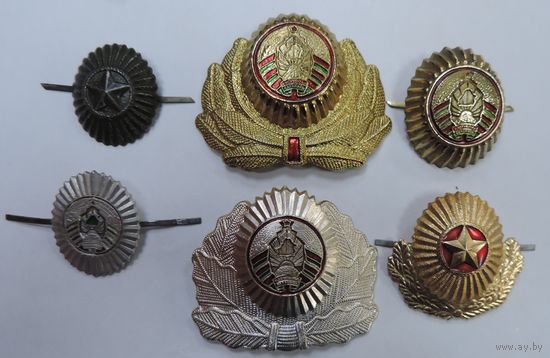 Кокарды РБ. 6 шт.