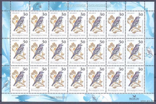 Беларусь 2006 девятый стандарт фауна птицы / 30 / Зак.50-2007