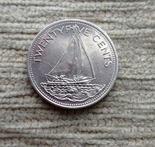 Werty71 Багамы 25 центов 2005 Багамские острова Корабль