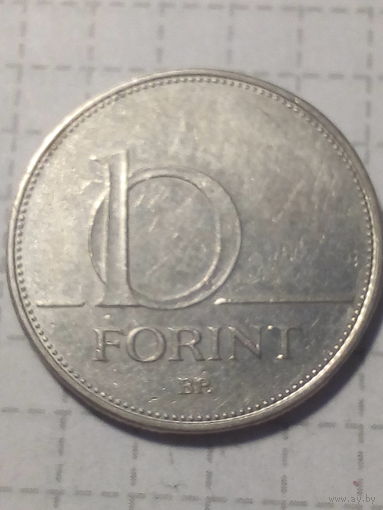10 форинтов Венгрия 1997 год