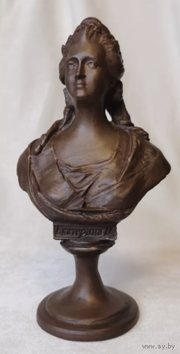 Бюст Екатерина II Бронза