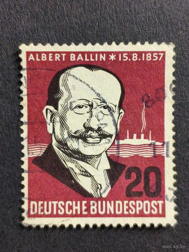 Германия 1957. 100-летие со дня рождения Альберта Баллина. Полная серия
