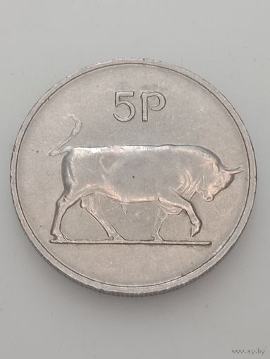 Ирландия 5 пенсов 1980 года .