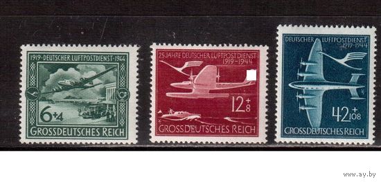 Германия-1944,(Мих.866-868) **  , Авиация, Самолеты(полная серия)