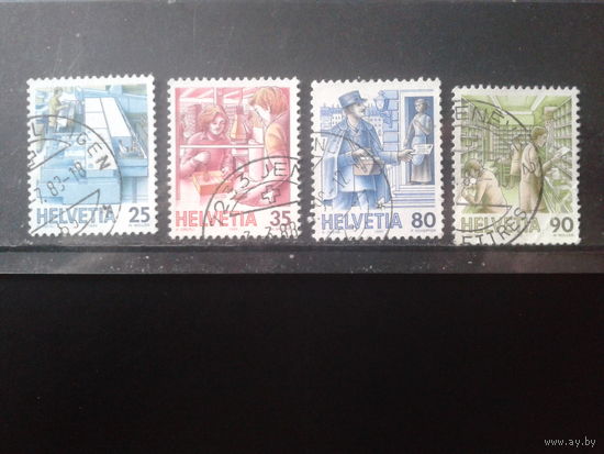 Швейцария 1986 Стандарт, почта Михель-3,1 евро гаш