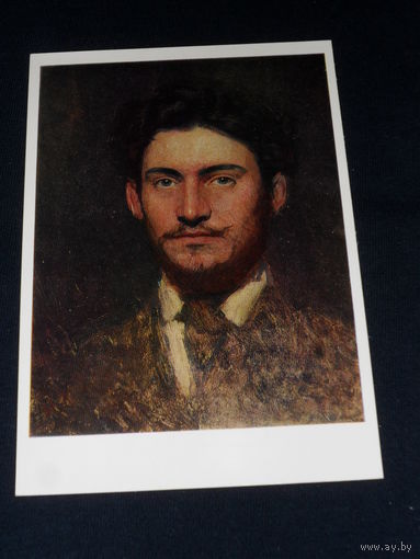 Открытка Портреты и автопортреты русских художников. Крамской И.Н. (1837 – 1887). Портрет Васильева Ф.А. 1871. Государственная Третьяковская галерея.