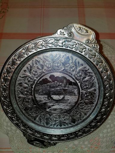 Чеканка СССР блюдо