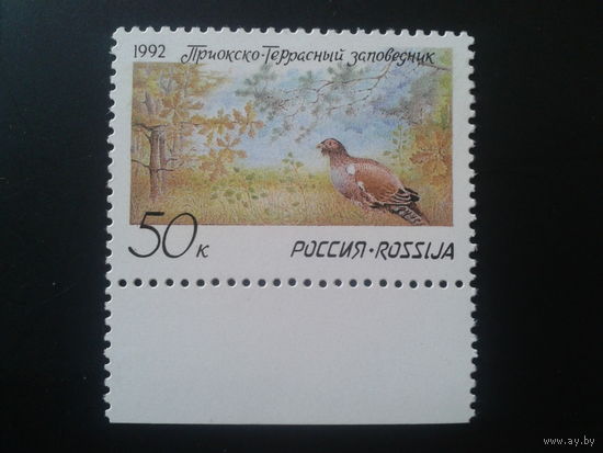 Россия 1992 фазан **