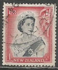Новая Зеландия. Королева Елизавета II. 1954г. Mi#341.