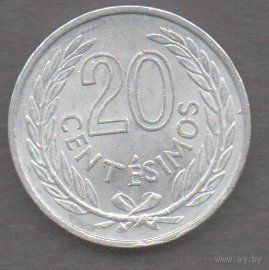 Уругвай. 20 сентесимо 1965
