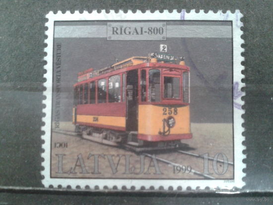 Латвия, 1999. Рижский трамвай (1901)