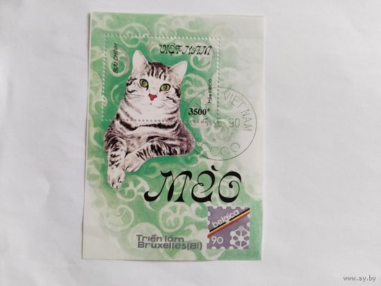 Вьетнам  1990 бл коты