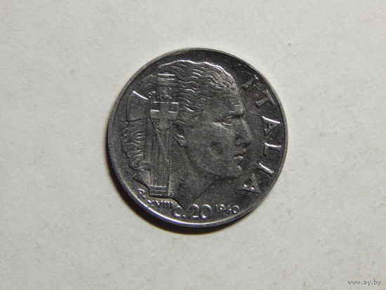 Италия 20 чентезимо 1940г