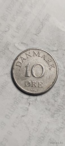 Дания 10 эре 1953