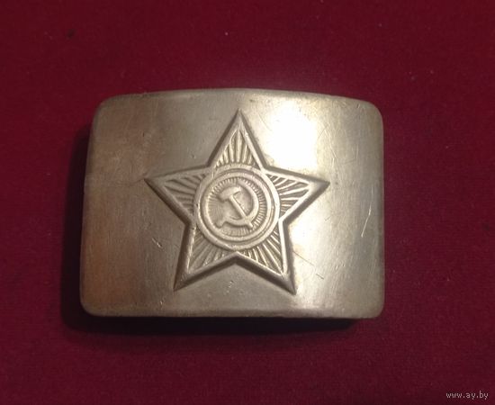 Пряжка солдата клеймо -М