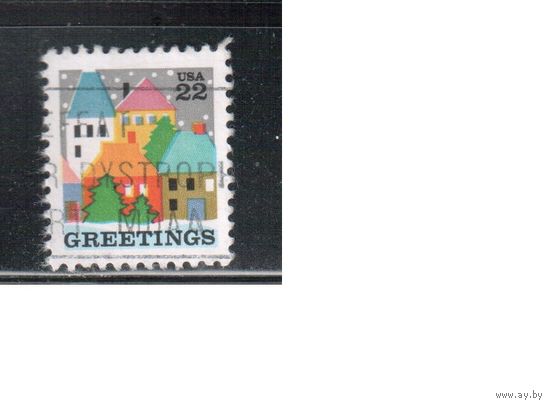 США-1986, (Мих.1857), гаш., Рождество,