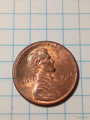 1 цент США 1984 год