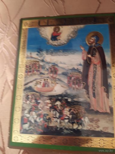 Икона Адександр Невский 18/12