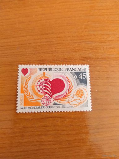 1972 Франция  чистая клей MNH** медицина выпускалась одиночкой (3-3)