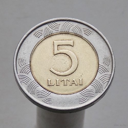 Литва 5 литов  1999