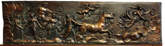 Фреска Гвидо Рени 'Аврора'. Металл.