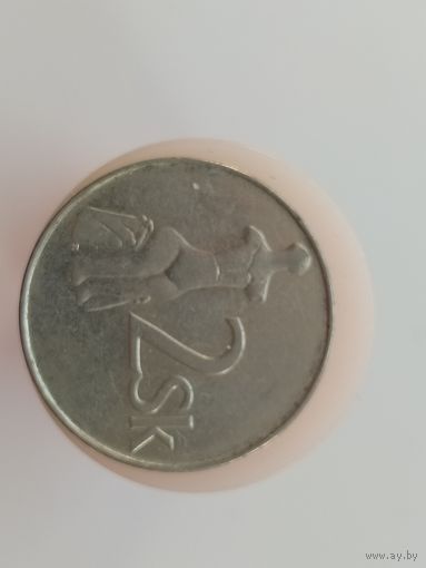 2 крона Словакия 1994 год лот 44