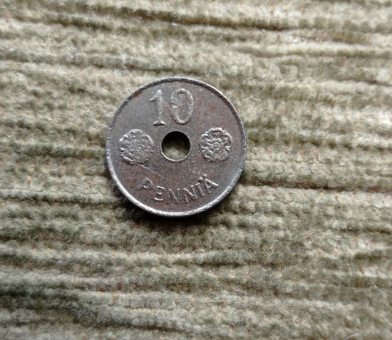 Werty71 Финляндия 10 пенни 1944 железо
