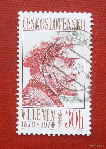 Чехословакия. Ленин. ( 1 марка ) 1970 года. 3-7.